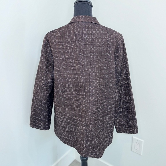 Asiatic Brown Button Up Women’s Blazer - Picture 5 of 6